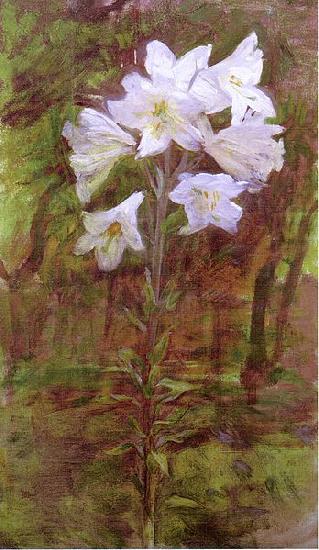Lilies. Private collection., Ellen Day Hale